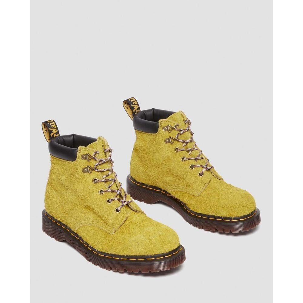 New Dr. Martens 939 Ben Suede Padded Collar Lacr Up Womens Boots Size 9 $170
